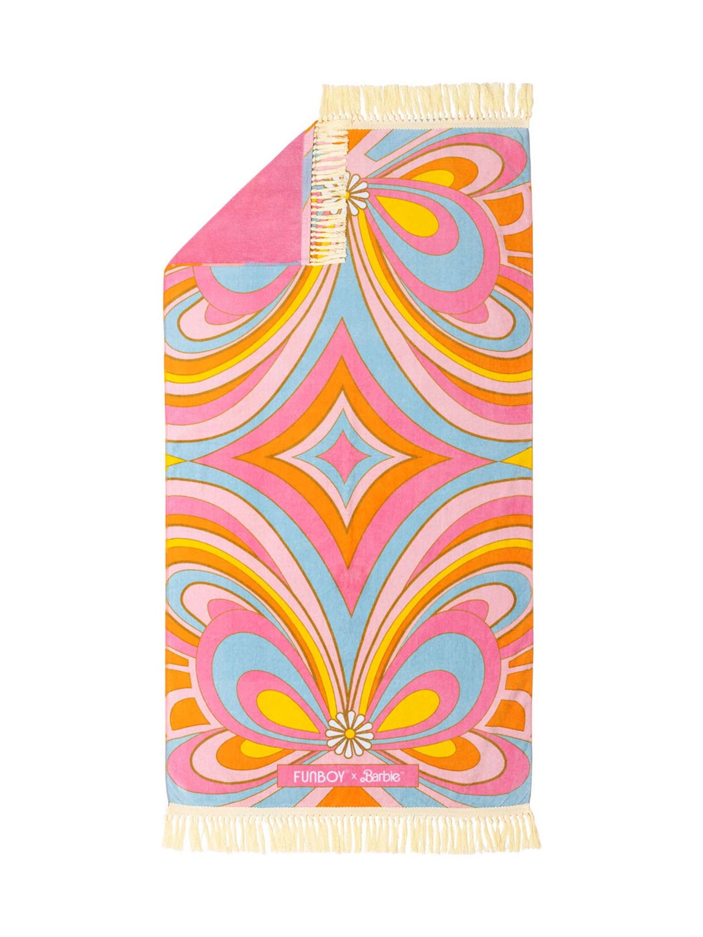 Malibu Barbie Beach Towel w/ Fringe