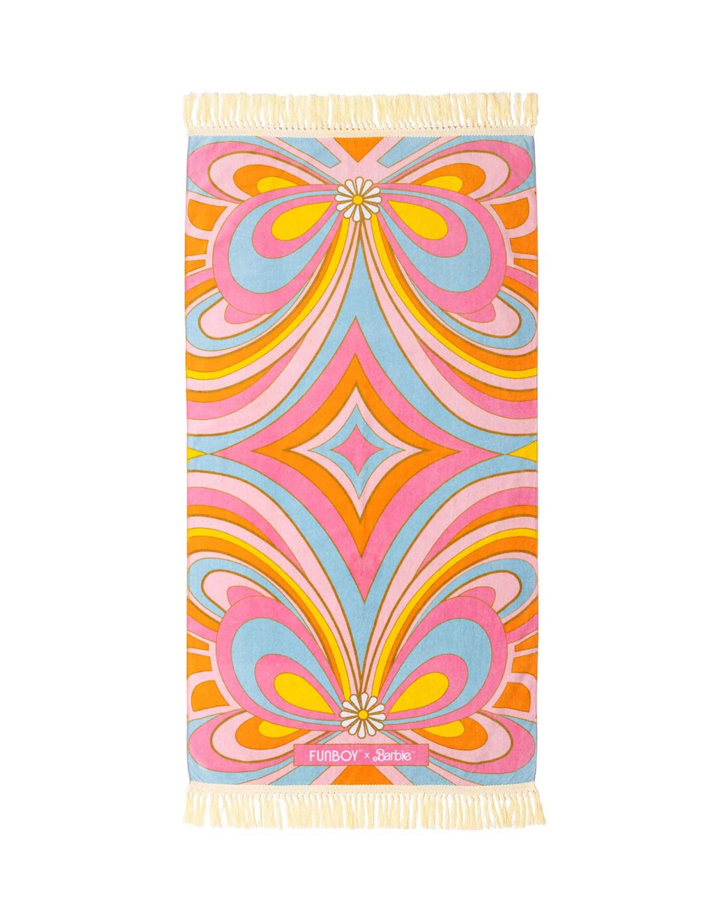 Malibu Barbie Beach Towel w/ Fringe