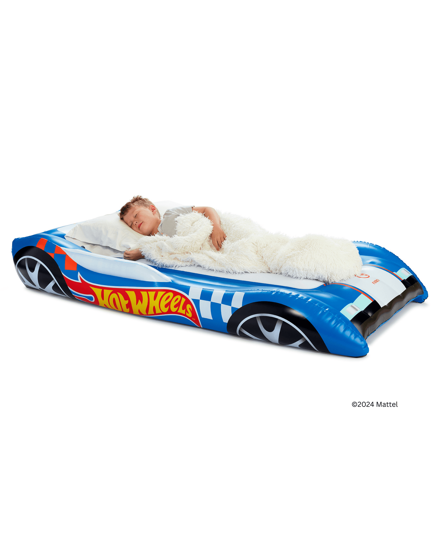 Hot Wheels™ x FUNBOY Kids Air Mattress Sleepover Bed