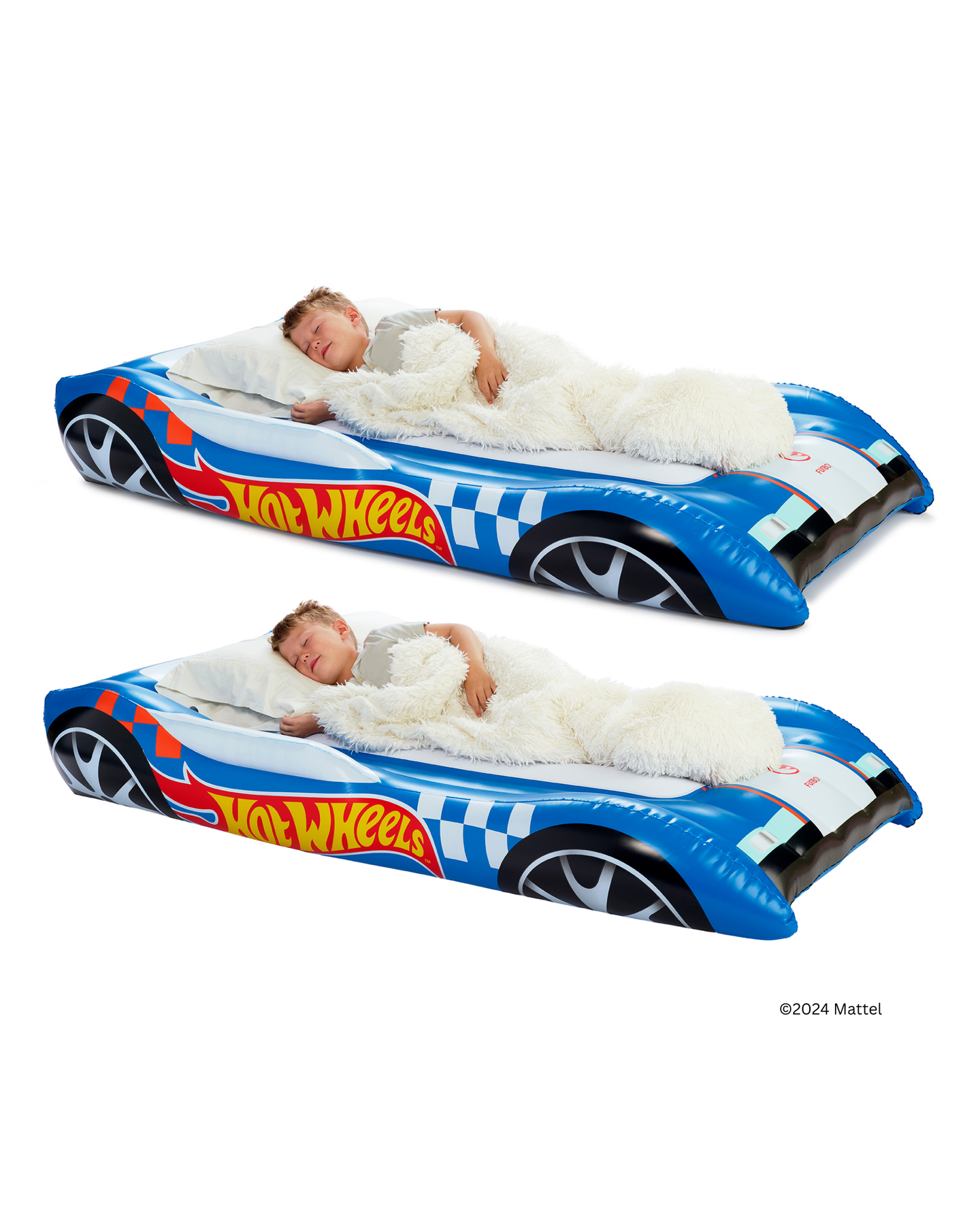 Hot Wheels™ x FUNBOY Kids Air Mattress Sleepover Bed - 2 Pack