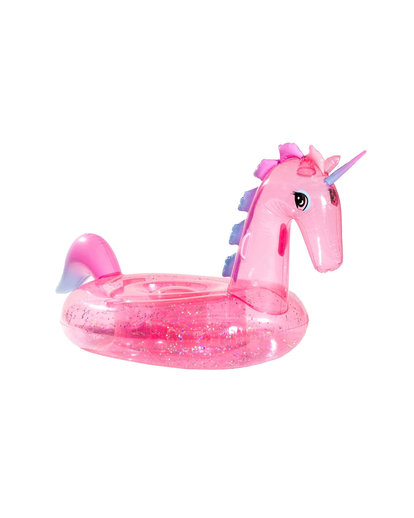 FUNBOY Pink Glitter Unicorn Pool Float