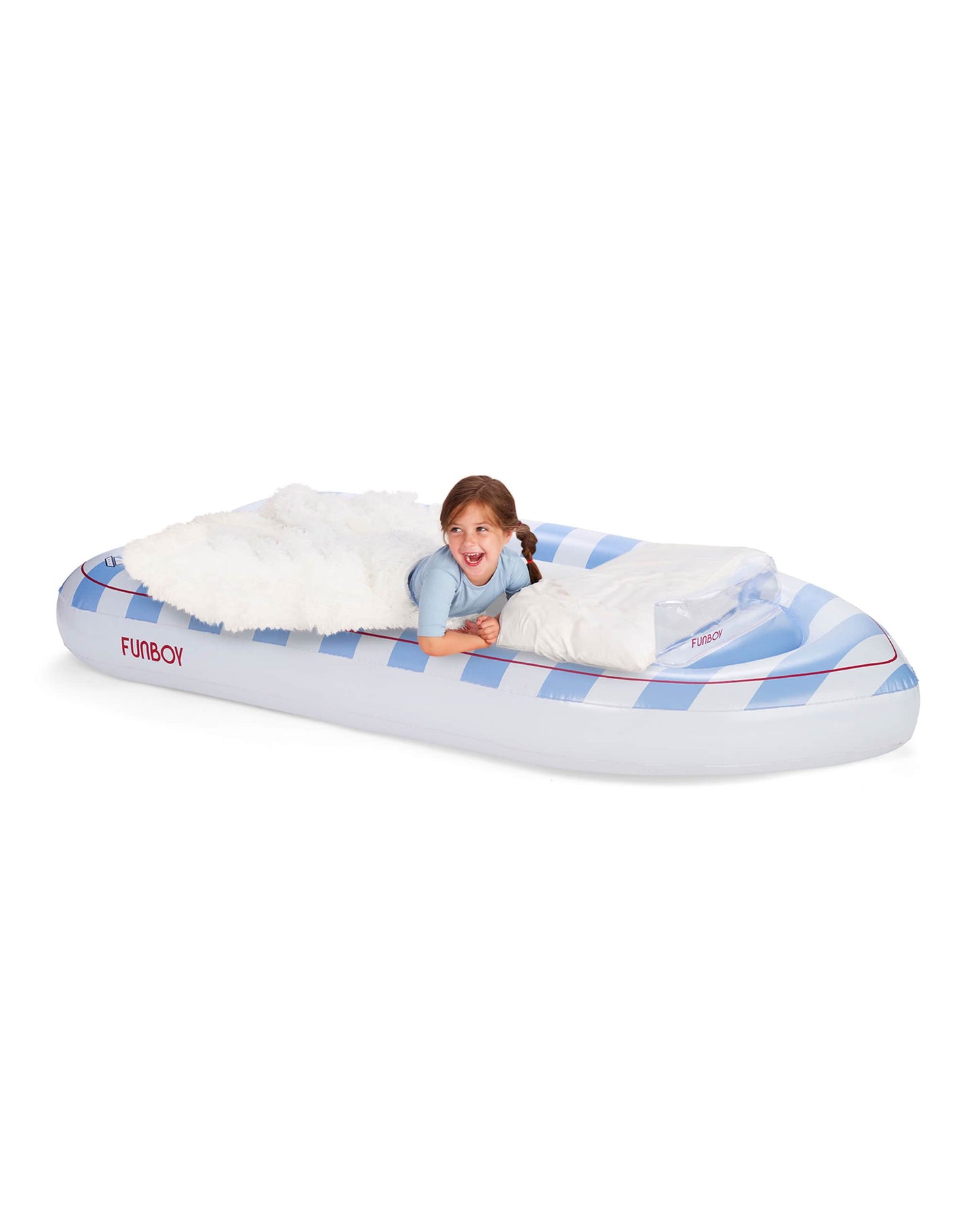 Kids Air Mattress - Classic Speed Boat Sleepover Bed