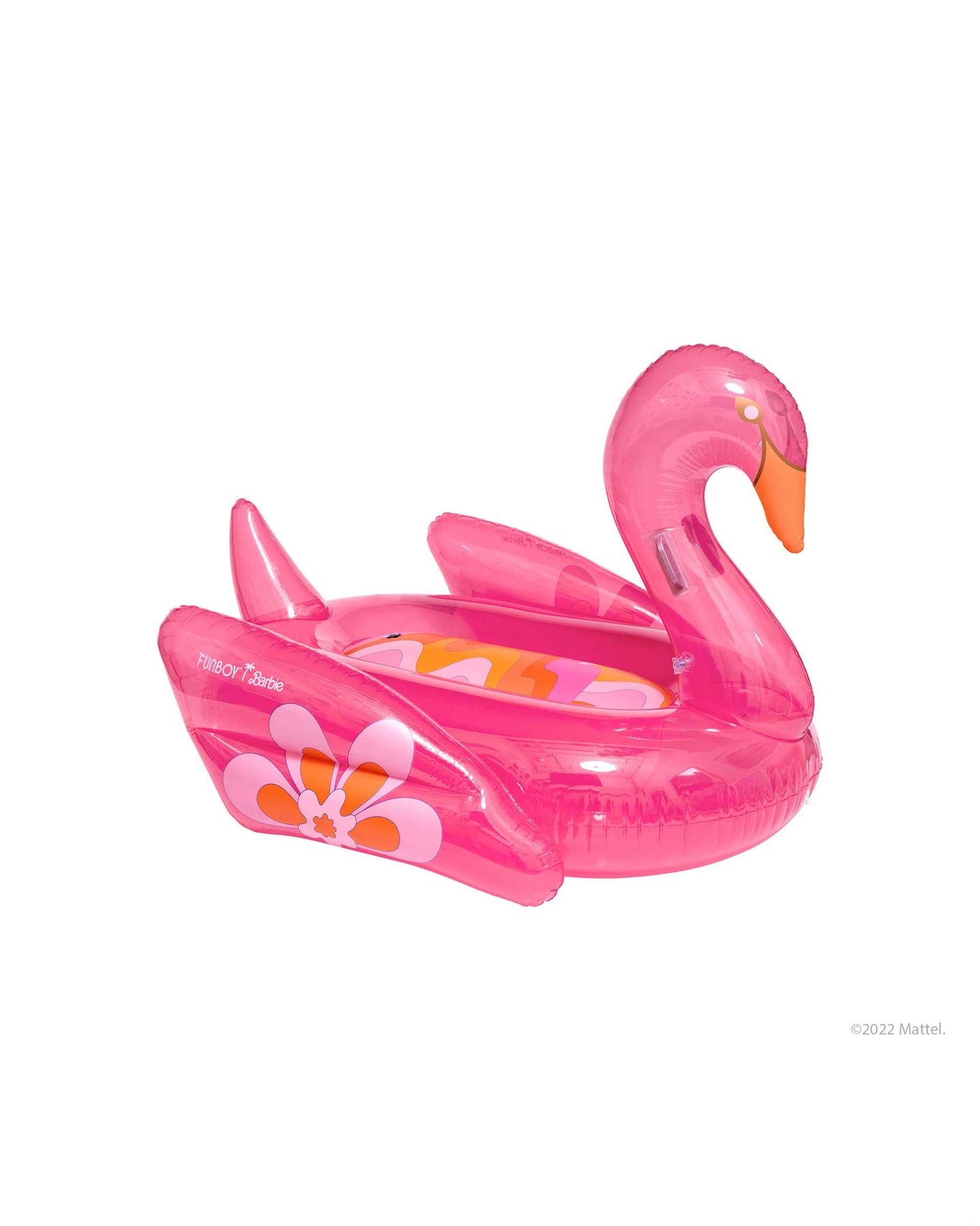 Funboy x Barbie Pool Float - Clear Pink Swan 